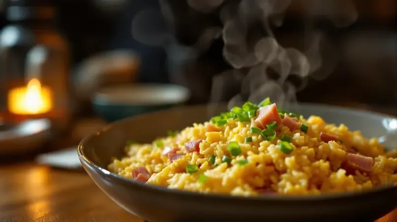 深夜食堂的暖心蛋炒饭，粒粒分明 - 7d影院美食短视频封面